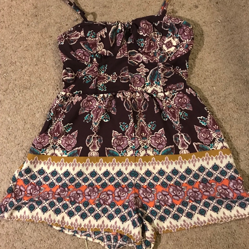 About A Girl Floral romper